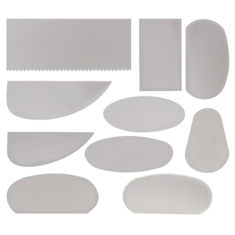 10 шт. Стальной скребок для глины для полимерной глины Скребок Инструменты для керамики Стальной зубчатый скребок Стальной резак Керамические инструменты